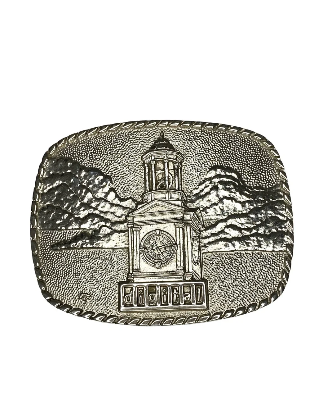 O.C. Tanner Vintage 80s Digital Equipment Corporation Clock Tower Belt Buckle